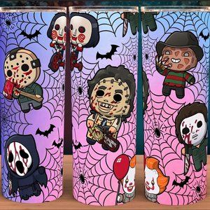 Little Horrors Michael Myers - Pennywise - Ghostface - Jason Cup Mug Tumbler